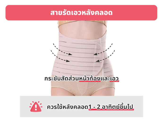 สายรัดเอวสำหรับซัพพอร์ตคุณแม่หลังคลอด