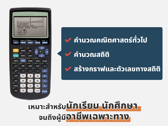 ฟังก์ชันสำหรับกราฟ : ช่วยสร้างกราฟและคำนวนตัวเลขทางสถิติ