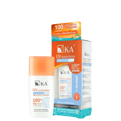 สำหรับผิวแพ้ง่าย เลือก KA UV Sunscreen Sensitive Skin SPF50+ PA++++