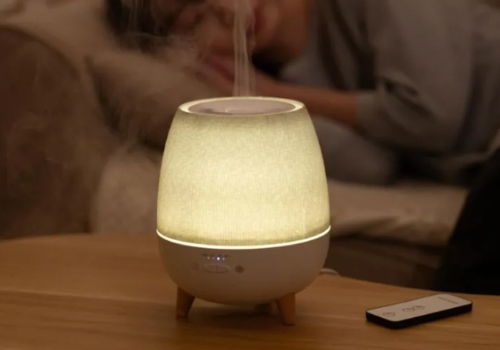 แบบเครื่องพ่นไอน้ำอโรม่า (Aroma Diffuser) เหมาะสำหรับให้ความชุ่มชื้นและกระจายกลิ่นหอมอ่อน ๆ