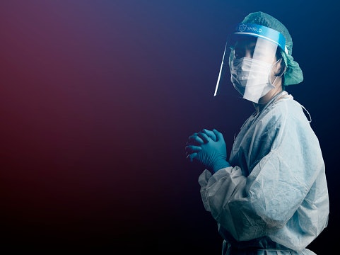 ชุด PPE สำหรับพื้นที่ที่มีผู้ติดเชื้อระบาด