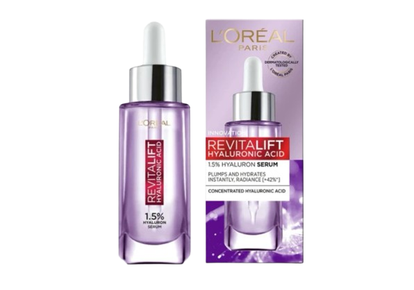 สำหรับผู้ที่มีปัญหาผิวแห้ง เลือกเซรั่มสูตรที่มี Hyaluronic Acid / Glycerin / Panthenol