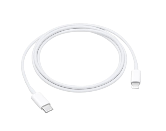 สำหรับรุ่นเก่ากว่า iPhone 14 เลือกสายชาร์จ Lightning