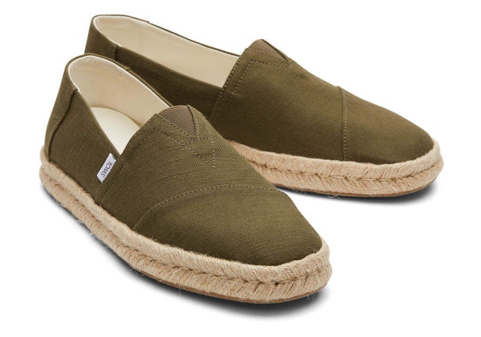 รองเท้า TOMS Alpargata Rope สไตล์เอสพาดริลล์