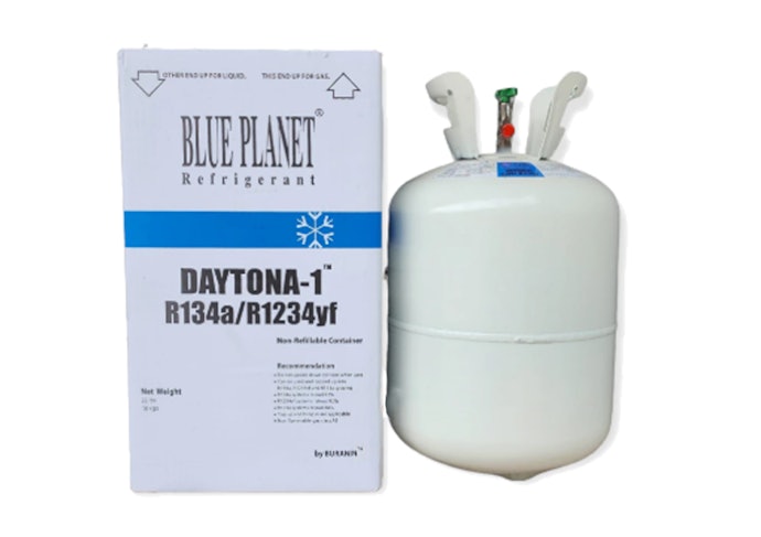 น้ำยา R-1234yf สำหรับรถยนต์รุ่นใหม่ ๆ หรือรถ EV ที่มีระบบทำความเย็นแบบใหม่