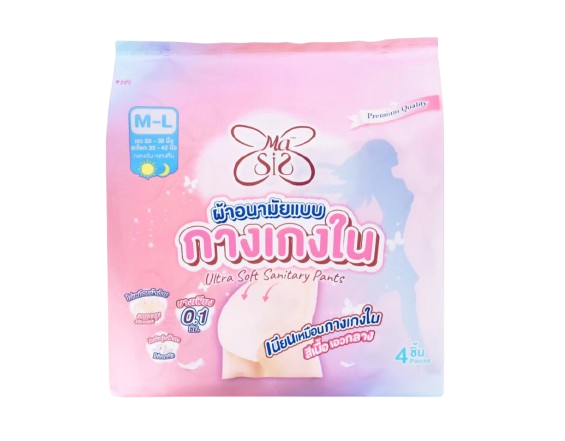 ผ้าอนามัยแบบกางเกง ไซซ์ M-L เหมาะสำหรับผู้ที่มีรูปร่างมาตรฐาน